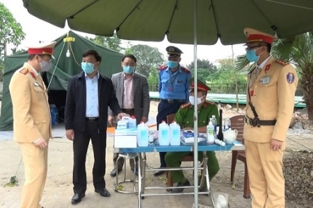 Vĩnh Phúc lập 9 chốt kiểm soát Covid-19 tại các tuyến đường trọng yếu