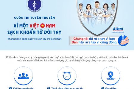 Bộ Y tế phát động “Tháng hành động hưởng ứng Ngày Vệ sinh tay Thế giới 5/5”