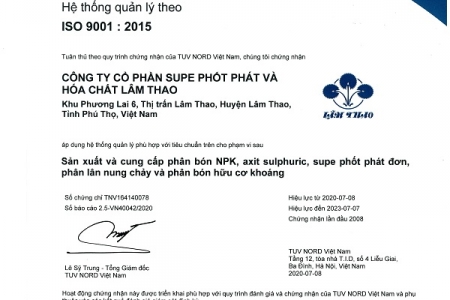 Phân bón Supe lân Lâm Thao là sản phẩm tốt nhất được người trồng trọt lựa chọn