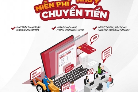 Agribank tiếp tục miễn phí dịch vụ chuyển tiền trên kênh Internet Banking