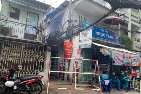 TP.HCM: Phát hiện ca nghi mắc Covid-19, Khu Mả Lạng bị phong tỏa