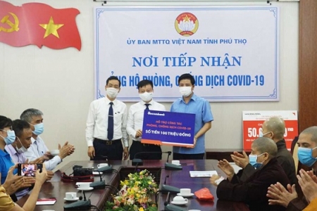 Phú Thọ: Tiếp nhận gần 700 triệu đồng ủng hộ phòng, chống dịch bệnh COVID-19