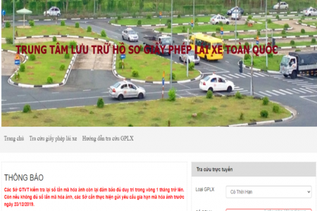 Phát hiện website tra cứu thông tin giấy phép lái xe giả mạo
