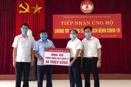 Yên Bái: Trên 2,3 tỷ đồng ủng hộ Quỹ phòng, chống Covid - 19