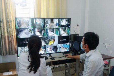 TP. HCM: Quận 7 bố trí đầy đủ camera giám sát tại các khu cách ly tập trung mới thành lập