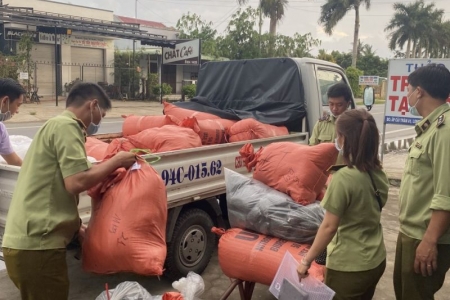 Bạc Liêu: Thu giữ 450kg trà sấy khô không rõ nguồn gốc xuất xứ