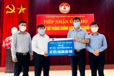 Yên Bái: Công ty Xăng dầu ủng hộ 500 triệu đồng phòng, chống dịch bệnh Covid - 19