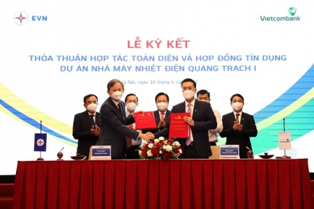 Ký kết Thỏa thuận Hợp tác Toàn diện và Hợp đồng tín dụng tài trợ Dự án Nhà máy Nhiệt điện Quảng Trạch 1