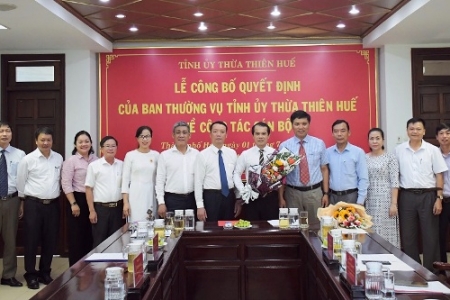 Thừa Thiên Huế: Điều động, chỉ định Giám đốc Trung tâm bảo tồn di tích cố đô Huế giữ chức Phó bí thư Thành ủy