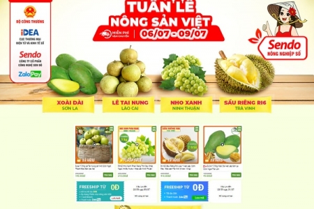 Triển khai “Tuần lễ Nông sản Việt” trên Sàn thương mại điện tử Sendo