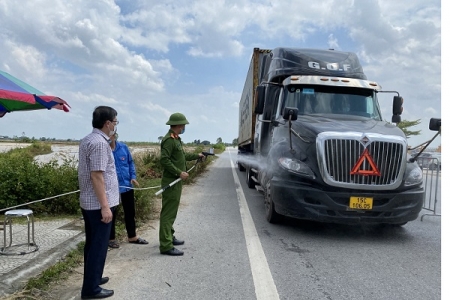 Hải Dương: Kiểm soát chặt người và phương tiện ra vào tỉnh