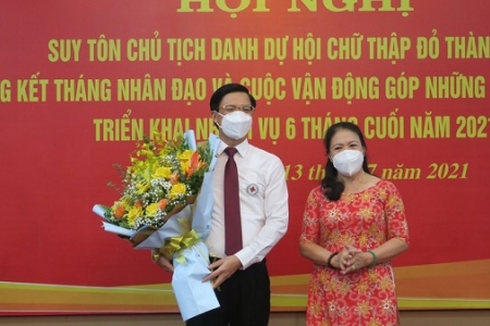 Hải Phòng: Ông Phạm Văn Lập được phân công làm Chủ tịch danh dự của Hội chữ thập đỏ thành phố