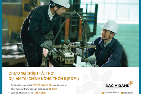 BAC A BANK ưu đãi cho vay từ dự án tài chính nông thôn II (RDFII)