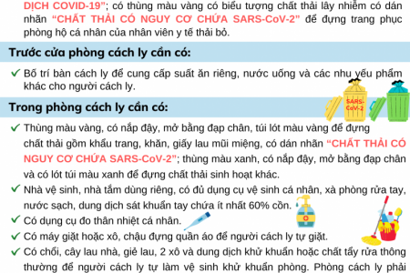 TP.HCM: Hướng dẫn đảm bảo yêu cầu cách ly y tế F1 tại nhà