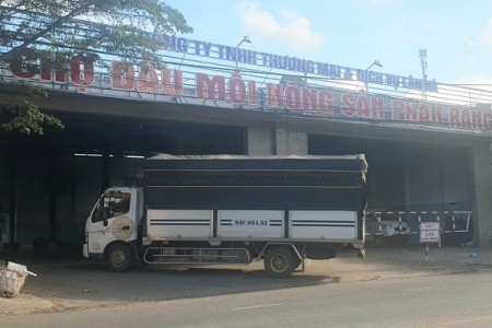 Ninh Thuận: Tạm thời đóng cửa chợ đầu mối nông sản Phan Rang