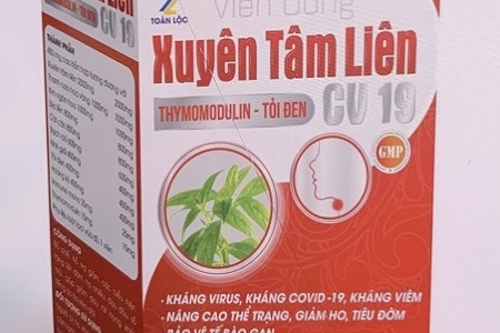 Cục An toàn thực phẩm cảnh báo 2 sản phẩm viên uống xuyên tâm liên giả mạo