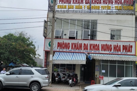 Không chấp hành các biện pháp phòng dịch, phòng khám Hưng Hòa Phát bị phạt 15 triệu đồng