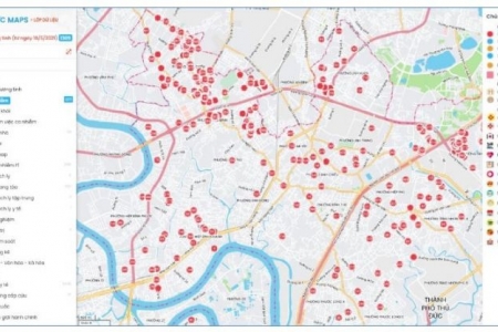 Chuyển giao ứng dụng GIS hỗ trợ người dân TP.HCM chống dịch Covid-19