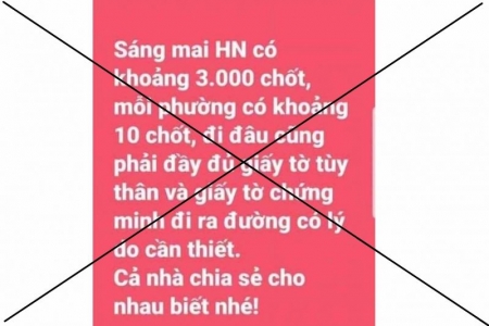 Hà Nội xử phạt 3 cá nhân vi phạm khi đăng tin trên mạng xã hội