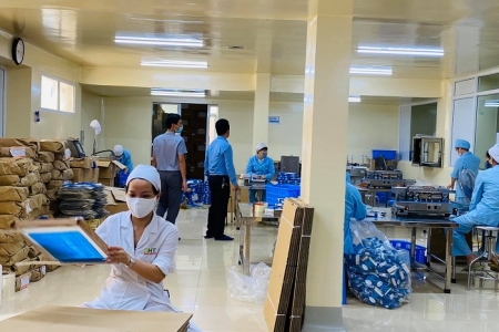 Hà Nội: Các cơ sở sản xuất, kinh doanh tại phường Phú Lãm thực hiện nghiêm các biện pháp phòng, chống dịch