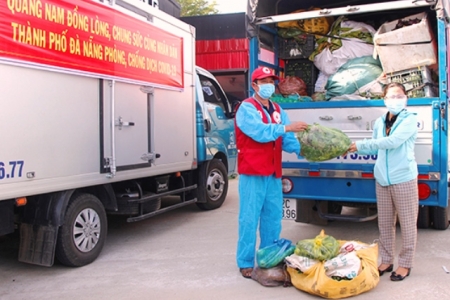 Quảng Nam: Hỗ trợ lương thực, thực phẩm cho người dân khu vực bị phong tỏa quận Sơn Trà, TP. Đà Nẵng