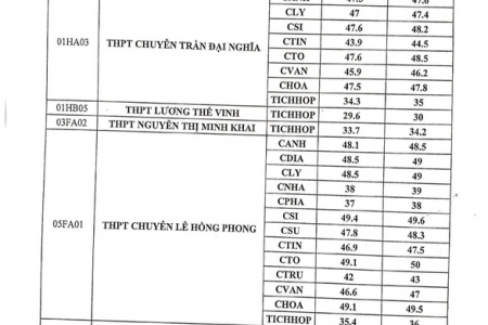 TP.Hồ Chí Minh: Sở Giáo dục và Đào tạo công bố điểm chuẩn vào lớp 10 chuyên năm 2021