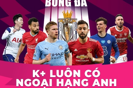 K+ “chơi lớn” với khán giả xem Ngoại hạng Anh mùa mới 2021/2022