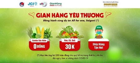 BMP21 - JCI Việt Nam: Khởi xướng dự án “Gian hàng yêu thương”