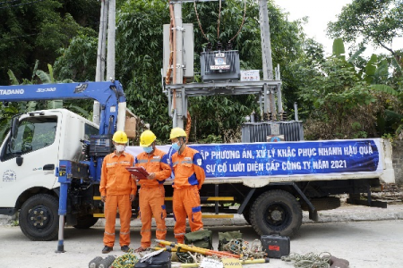 Tổng công ty Điện lực miền Bắc sẵn sàng, chủ động ứng phó với các tình huống thiên tai năm 2021