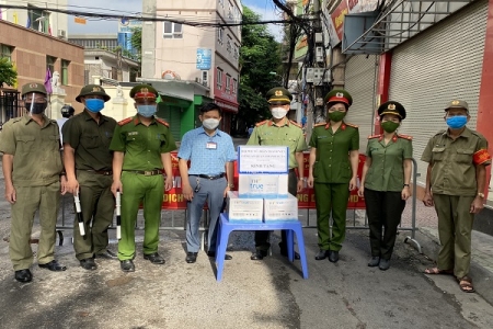 Công an quận Thanh Xuân – Hà Nội: Đoàn kết, quyết tâm chiến thắng dịch bệnh