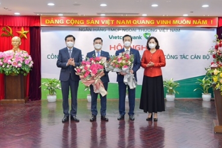 Vietcombank tổ chức Lễ công bố quyết định về nhân sự lãnh đạo cấp cao