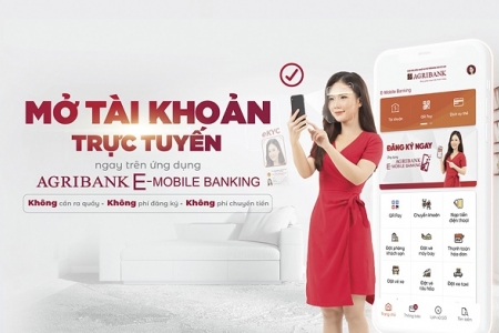 Agribank triển khai dịch vụ Mở tài khoản trực tuyến ngay trên điện thoại di động