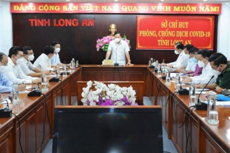 Long An: Nỗ lực hoàn thành tiêm chủng mũi 1 cho toàn bộ người dân trên 18 tuổi trước ngày 10/9