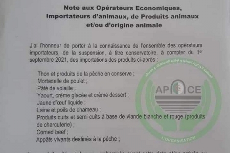 Algeria tạm ngừng nhập khẩu nhiều mặt hàng có nguồn gốc từ động vật