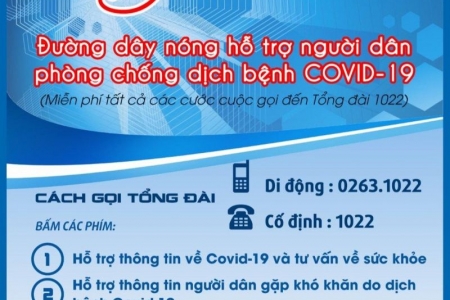 Lâm Đồng: Ra mắt Tổng đài đường dây nóng 1022 phục vụ cung cấp thông tin về phòng, chống dịch Covid-19