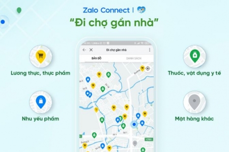 Zalo Connect phủ sóng hơn 50.000 điểm cung cấp hàng thiết yếu