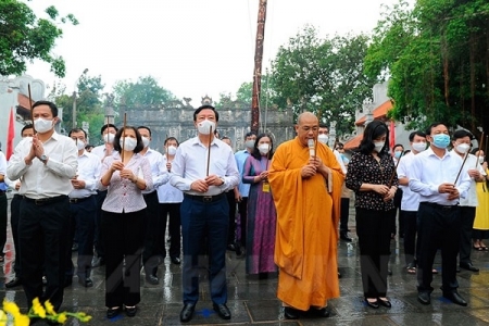 Hải Dương: Dâng hương tưởng niệm nhân 721 năm Ngày mất của Anh hùng dân tộc Trần Hưng Đạo