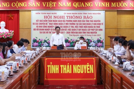 Thái Nguyên: Kiểm toán góp phần giúp địa phương phát triển KT-XH an toàn, bền vững