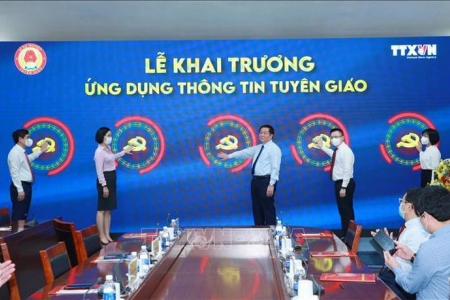 Ban Tuyên giáo Trung ương khai trương Ứng dụng Thông tin Tuyên giáo