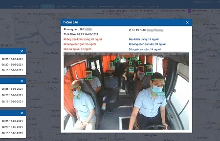Sẵn sàng hỗ trợ 120.000 xe vận tải phòng dịch bằng công nghệ AI