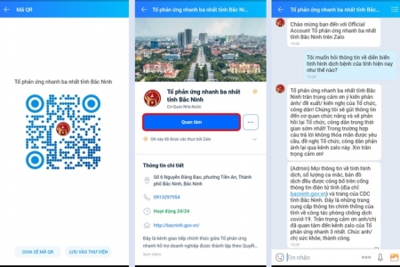 Bắc Ninh: Tiếp nhận và giải quyết 200 lượt kiến nghị thông qua Zalo Tổ phản ứng nhanh 3 nhất