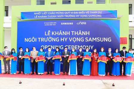 Samsung khánh thành “Trường học Hy vọng” thứ ba tại tỉnh Bắc Giang