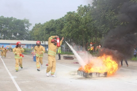 Thái Nguyên: Trên 120 người tham gia Hội thao chữa cháy