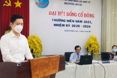 Công ty Sovilaco tổ chức Đại hội đồng cổ đông thường niên năm 2021