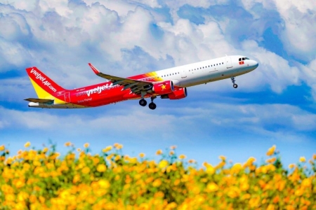 Mở lại 7 đường bay từ 10/10, Vietjet sẵn sàng đón khách trên các chuyến bay xanh