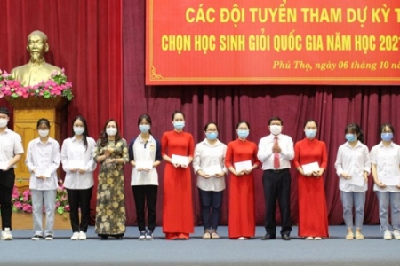 Phú Thọ: 10 đội tuyển sẽ tham dự Kỳ thi chọn học sinh giỏi quốc gia THPT 2021 - 2022