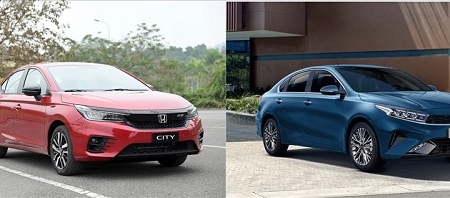 So sánh Kia K3 1.6 Luxury và Honda City RS