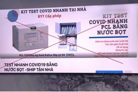 Cẩn trọng với kit xét nghiệm Covid-19 bằng mẫu nước bọt!