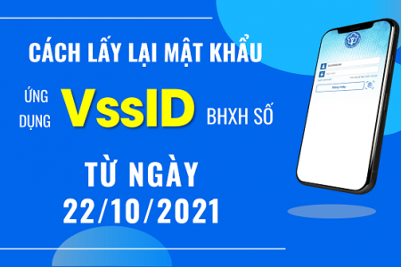 Cách lấy lại mật khẩu ứng dụng VssID – Bảo hiểm xã hội số