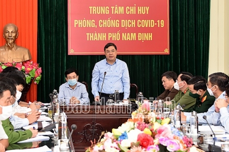 Nam Định: Khẩn trương truy vết người liên quan đến các ca mắc Covid-19 mới